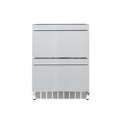 Trueflame Outdoor Rated 2-Drawer Fridge - AMD-RFR-24D-R-A