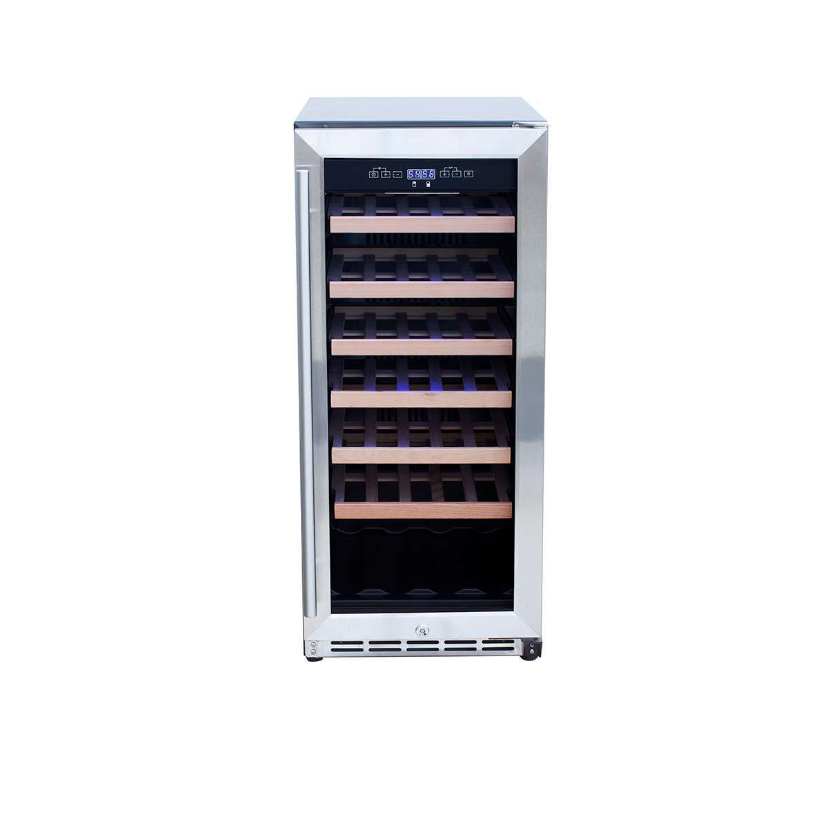 01-TF-RFR-15W-15-inch-wine-cooler-front-closed Trueflame 15" Outdoor Rated Wine Cooler