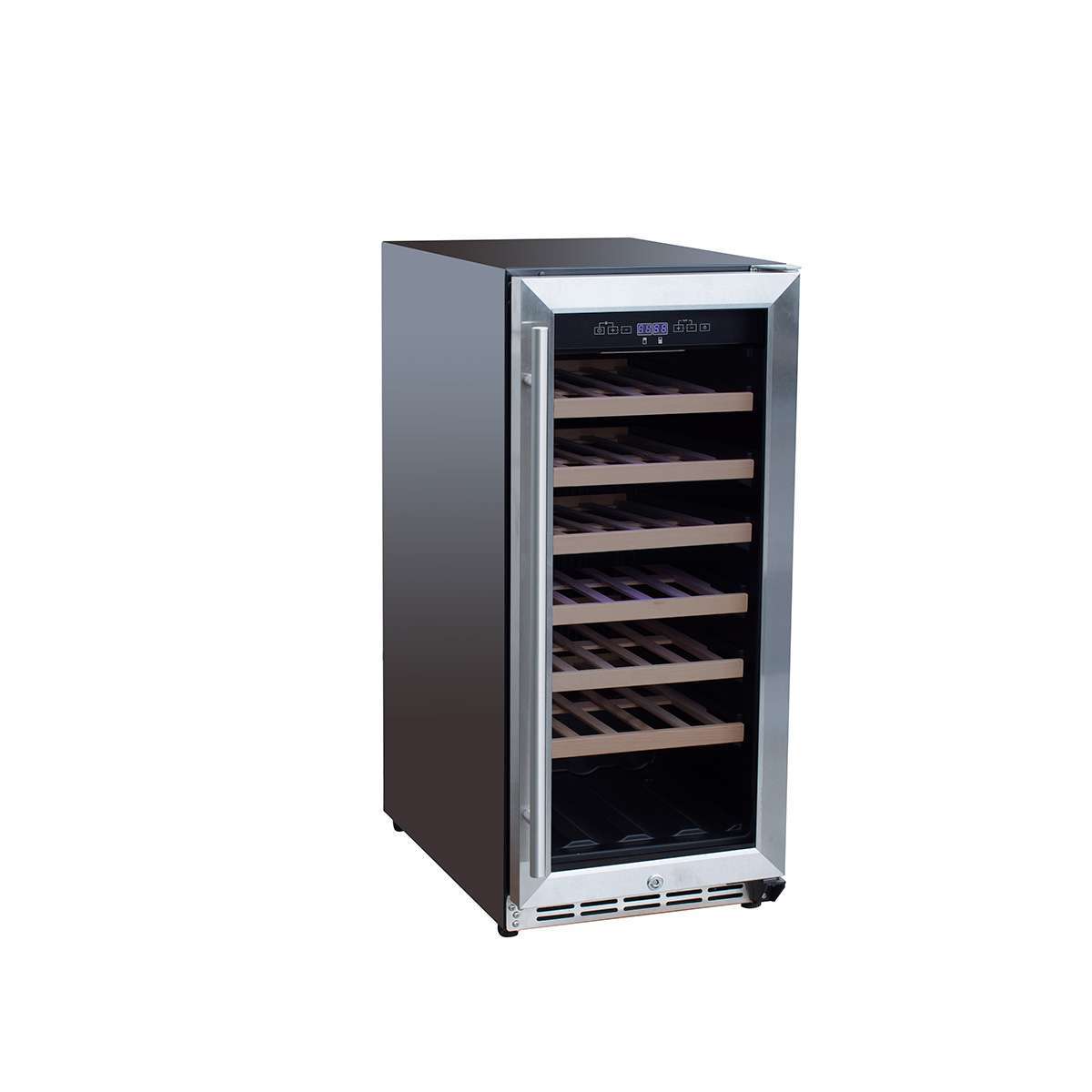 03-TF-RFR-15W-15-inch-wine-cooler-side-closed Trueflame 15" Outdoor Rated Wine Cooler