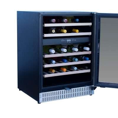 Trueflame 24" Outdoor Rated Dual Zone Wine Cooler