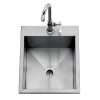Delta Heat 15" Drop-In Sink With Cold Water Faucet