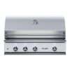 Delta Heat 38" 3-Burner Built-In Grill w/ Rotisserie & Sear Zone - White Control Panel