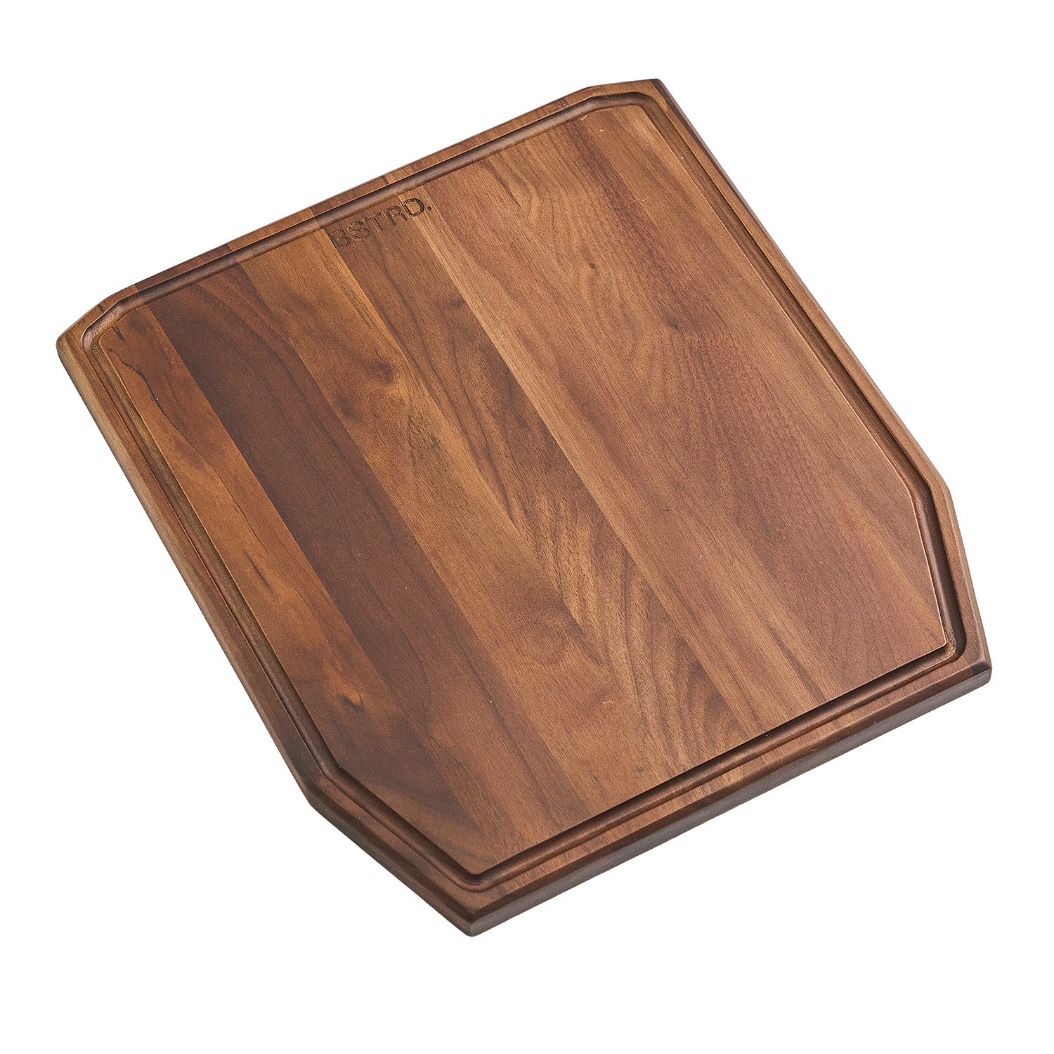 BAC110 - BSTRD Walnut Cutting Board-schuin rechts Walnut Cutting Board Insert