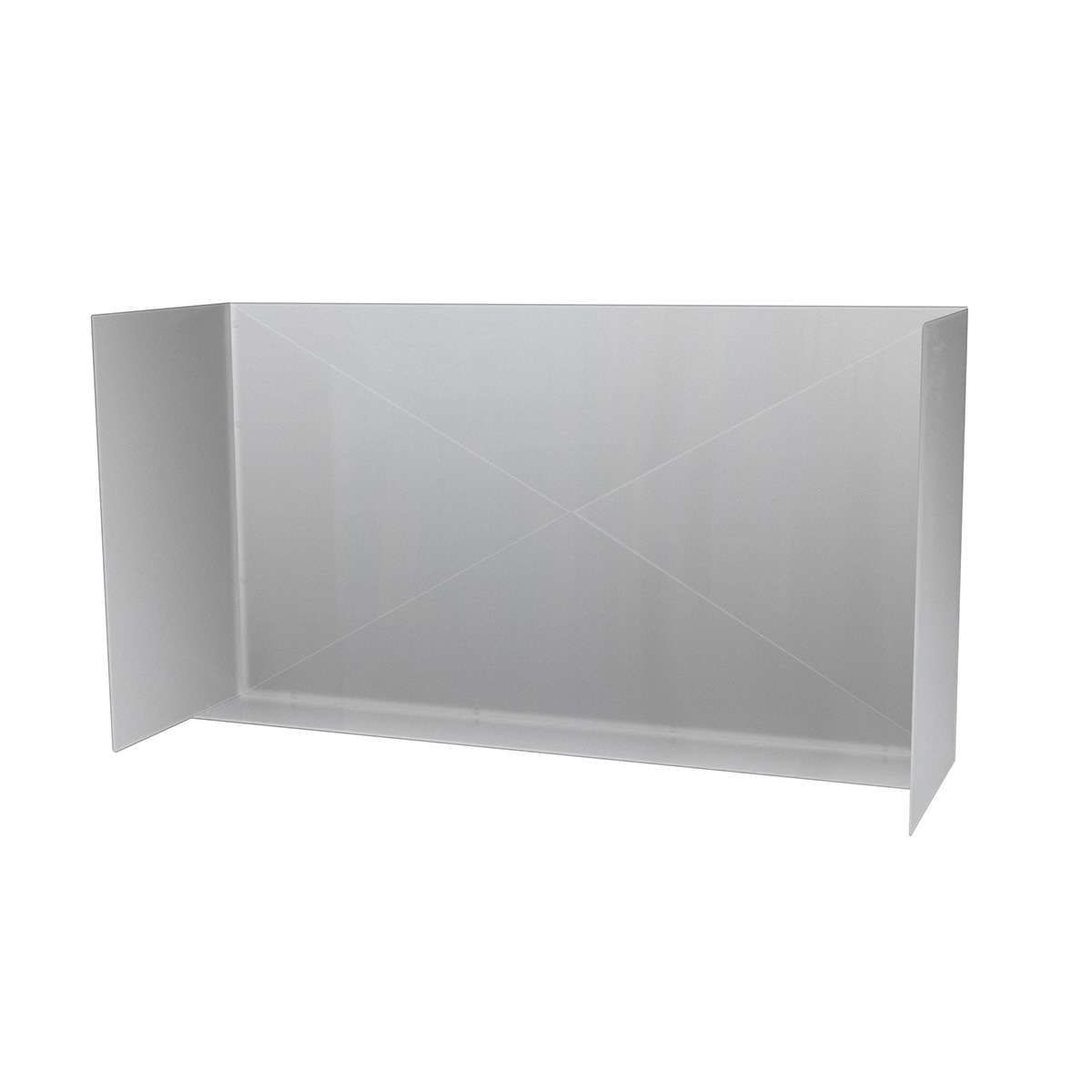 TFWG-36 TrueFlame 48" Stainless Steel Wind Guard