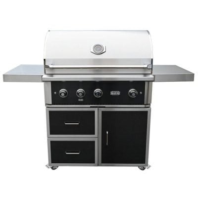 Wildfire 36" Freestanding Gas Grill - WF-CART36-CGG-BSS + WF-PRO36G-RH