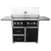 Wildfire 42" Freestanding Gas Grill - WF-CART42-CGG-BSS + WF-PRO42G-RH