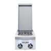 Delta Heat 12" Double Side Burner - White Control Panel