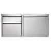 Twin Eagles 42" 2-Drawer and Door Combo