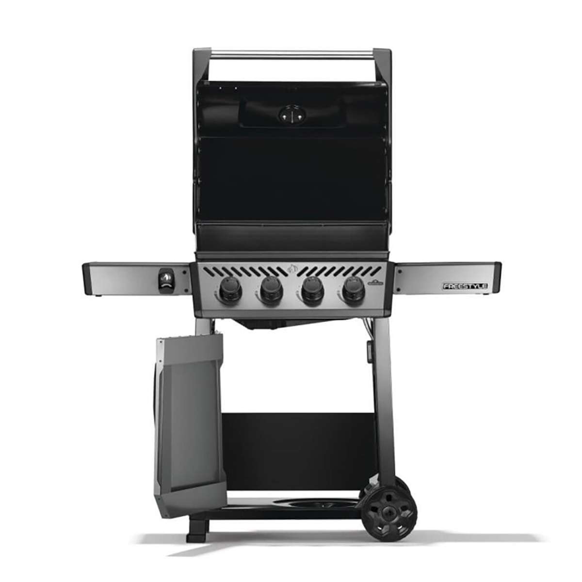 F425DPGT-Web-Gallery-03-Original_JPG-Freestyle-425-Prod-Str-LidOPN-Shlf_Up Napoleon Freestyle 425 Gas Grill, Graphite Grey