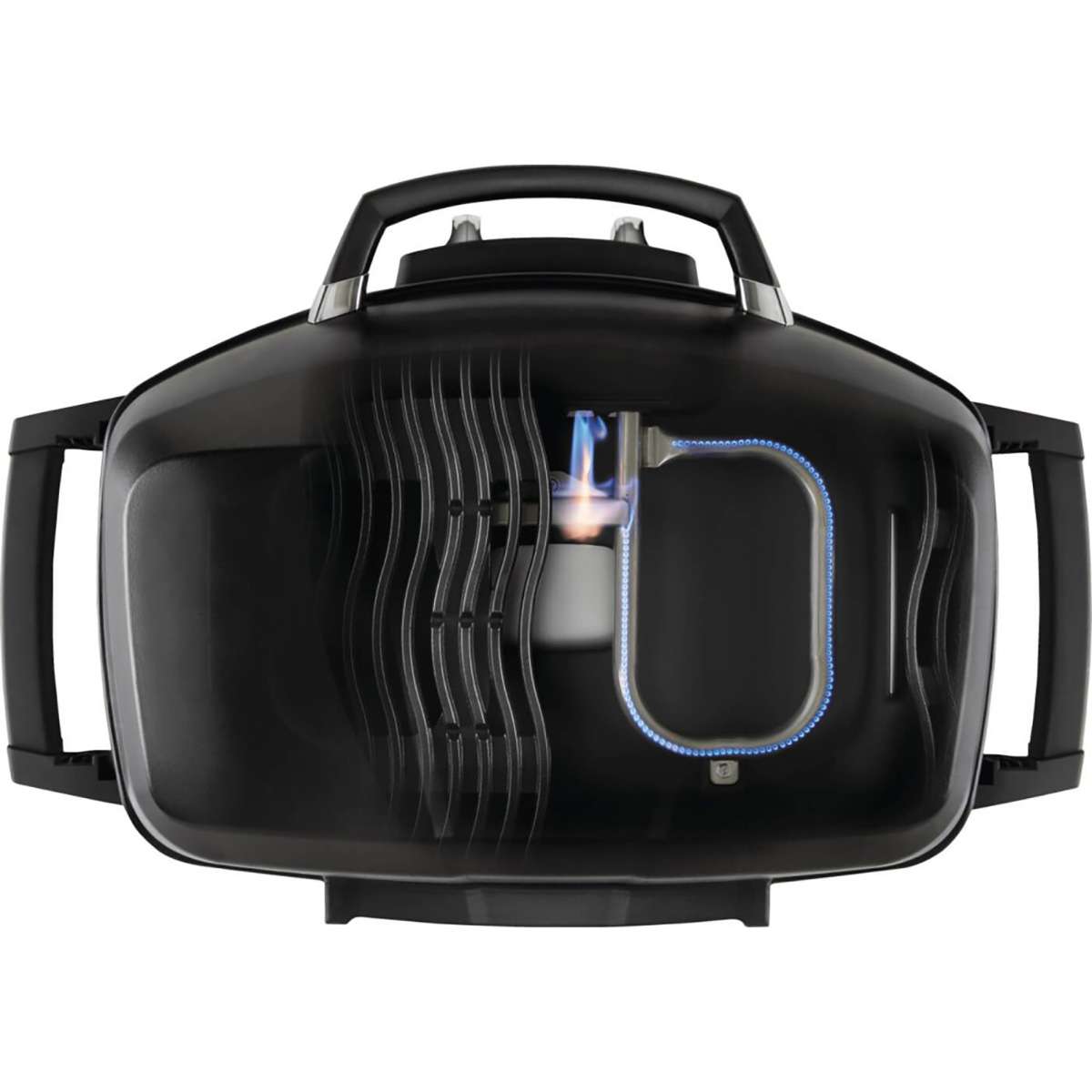 PRO285-BK-Web-Gallery-04-TQ-PRO285-Cutaway-Overhead-Full_Size Napoleon TravelQ PRO285X Portable Propane Gas Grill w/ Scissor Cart