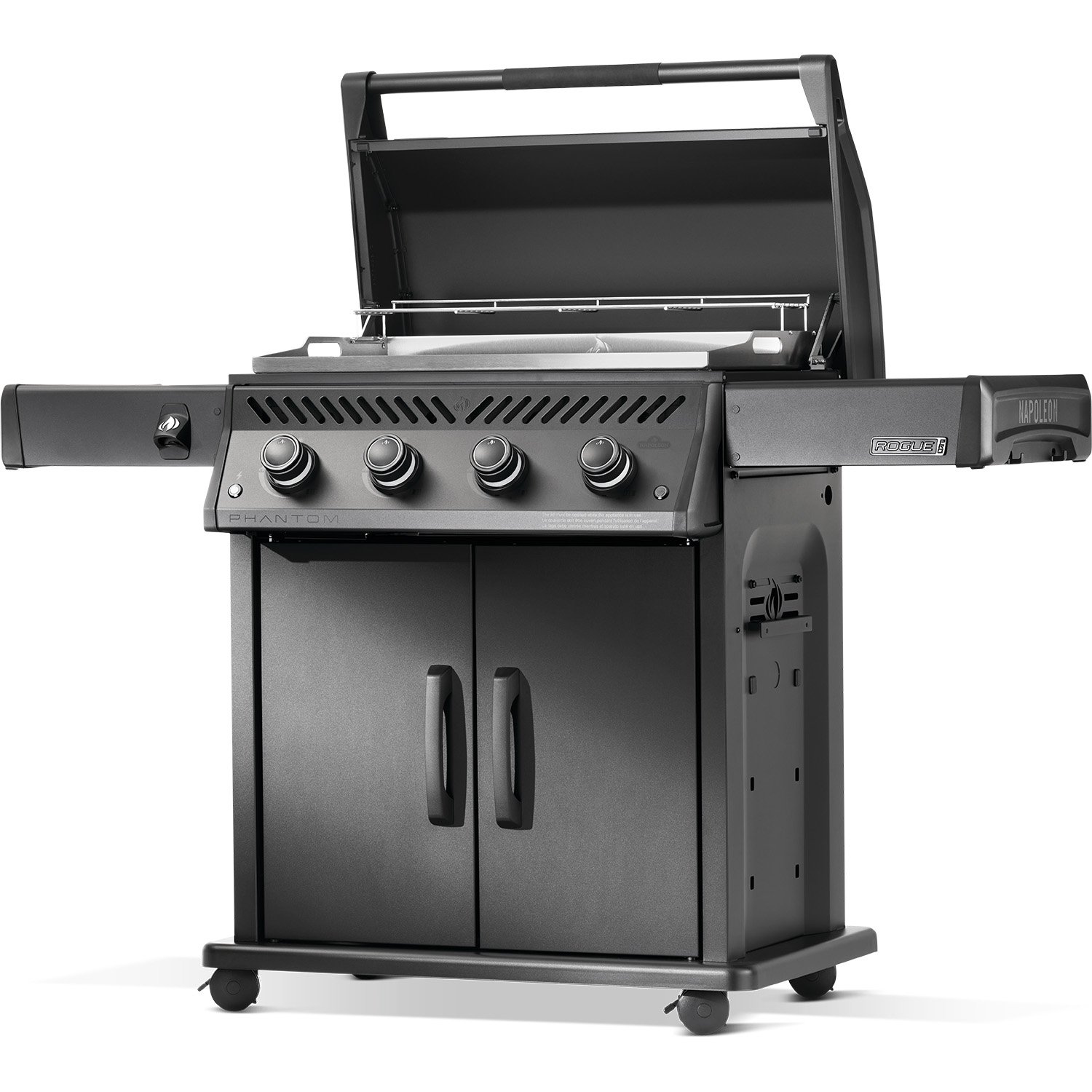 RP Griddle_RP30FTPK-PHM_Prod_Ang_Lft_Closed Napoleon Rogue PRO Phantom 30" Freestanding Gas Griddle