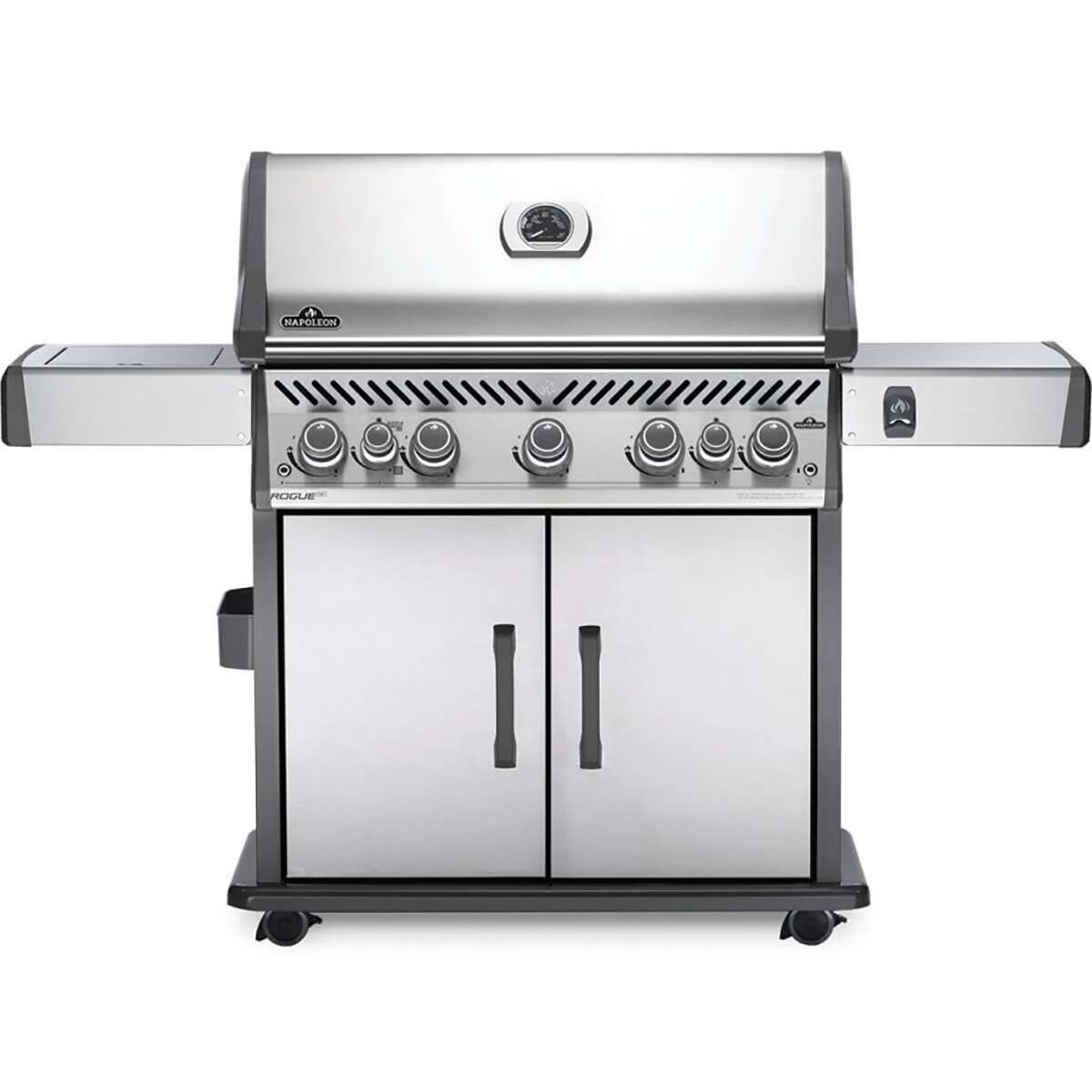 RSE625RSIBPSS-1-Web-Gallery-01-Rogue-RSE625RSIB-1-Prod-Str-SS-KnobsOn Napoleon Rogue SE 625 Gas Grill with Infrared Rear and Side Burners