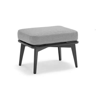 Couture Jardin DIVA Ottoman Anthracite