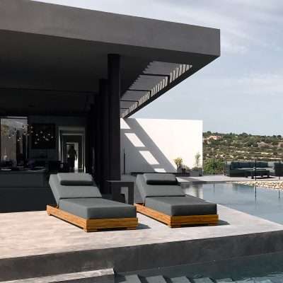 Couture Jardin SKY Chaise Lounge Teak Lifestlye