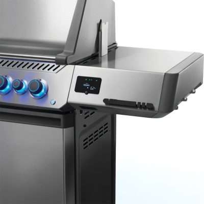 Napoleon Connected Gas Grill with Infrared Side and Rear Burners LCD Panel