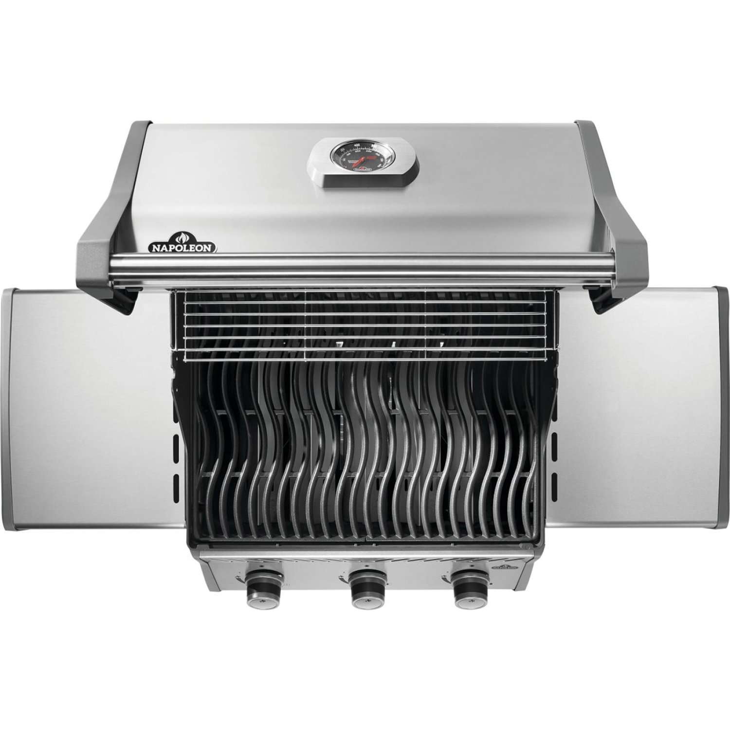 Rogue 425 Stainless Grill Top Napoleon Rogue 425 Gas Grill top view