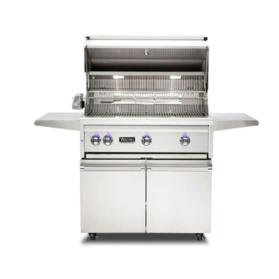 Viking 36" Freestanding Grill with Rotisserie with Open Hood - VQGFS5361