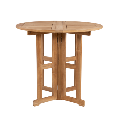 Royal Teak Collection 45-Inch Round Drop Leaf Bar Table - BTDL45