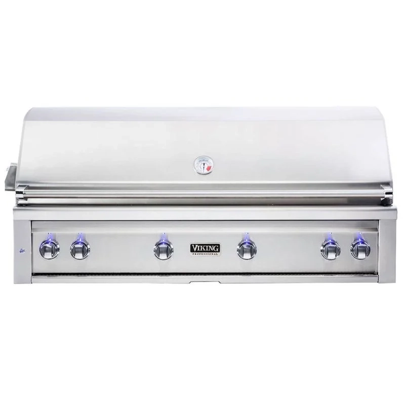 Viking 54" Built-In Grill with Rotisserie - VQGI5541 Viking 54" Built-In Grill with Rotisserie - VQGI5541