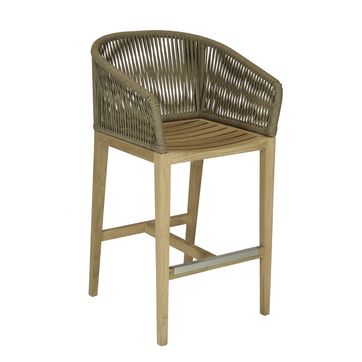 Royal Teak Collection Malibu Bar Chair – MALBC Royal Teak Collection Malibu Bar Chair - MALBC