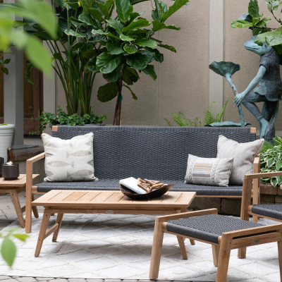 Royal Teak Collection Admiral Sofa - ADS3-G