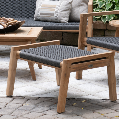 Royal Teak Collection Admiral Ottoman - ADOT-G