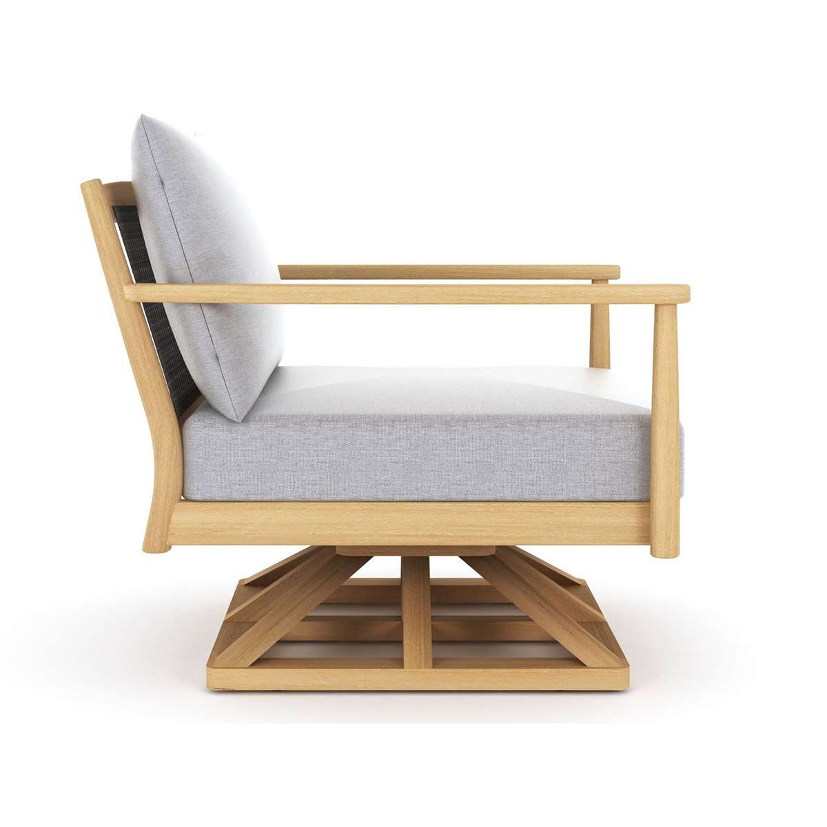 Royal Teak Collection Palma Swivel Chair – PALSW Royal Teak Collection Palma Swivel Chair - PALSW