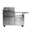 Lynx Professional 30" Freestanding Grill With Rotisserie On Kitchen Cart