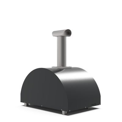 Alfa Classico 2 Pizze Countertop Wood-Fired Pizza Oven rear side