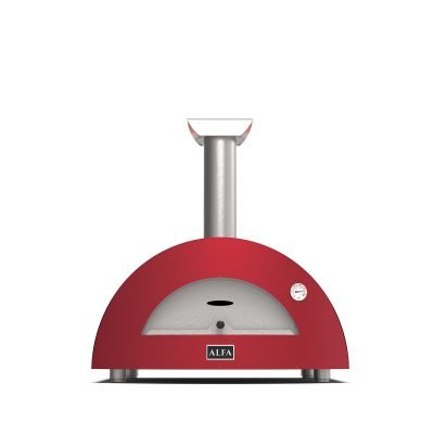 Alfa Moderno 2 Pizze Wood-Fired Countertop Pizza Oven Antique Red