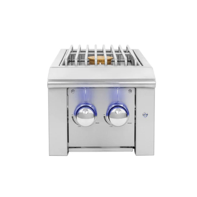 American Made Grills Alturi Built-In Double Side Burner- ALTSB2