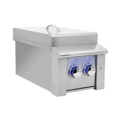 American Made Grills Alturi Built-In Double Side Burner- ALTSB2