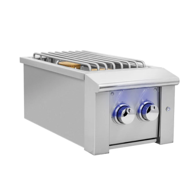 American Made Grills Alturi Built-In Double Side Burner- ALTSB2