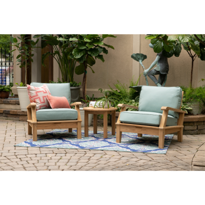 Royal Teak Collection 3-Piece Miami Conversation Set