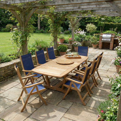 Royal Teak Collection 10 Piece Dining Set