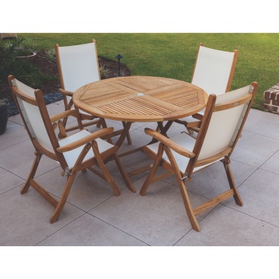 Royal Teak Collection 5 Piece Dining Set