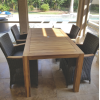 Royal Teak Collection 5-Piece Helena Wicker Dining Set