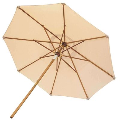 Royal Teak Collection 10 Foot White Deluxe Umbrella – UMBW