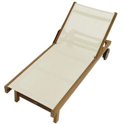 Royal Teak Collection White Sundaze Sling – SDW