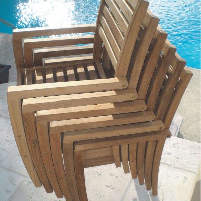 Royal Teak Collection Avant Stacking Chair – AVTSC