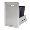 Artisan 20-Inch Roll-Out Dual Trash Center - ARTP-TC2-20SC