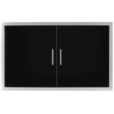 Wildfire 38"x 21" Horizontal Double Door - WFDDR3821-BSS