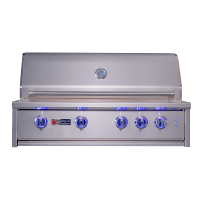 RCS Cutlass Elite 38" Grill With Rear Burner and Color Changing LED's - CEG38