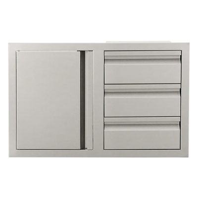 RCS Valiant Series 33-Inch Access Door & Triple Drawer Combo - VDC2