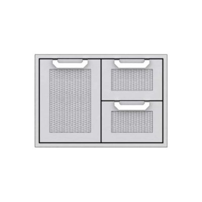 Hestan Double Drawer and Single Storage Door Combo - AGSDR-x
