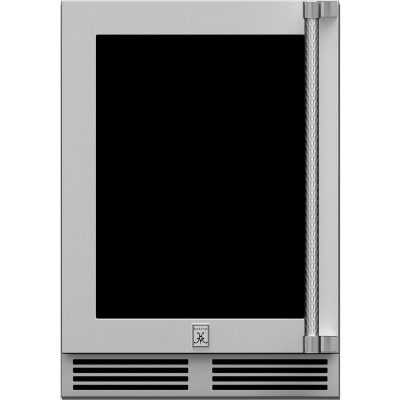 Hestan 24" 5.0 Cu. Ft. Dual Zone Outdoor Rated Refrigerator with Wine Storage - GRWGx24