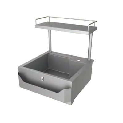 Hestan 30" Built-In Outdoor Insulated Sink with High Shelf - GISHS30